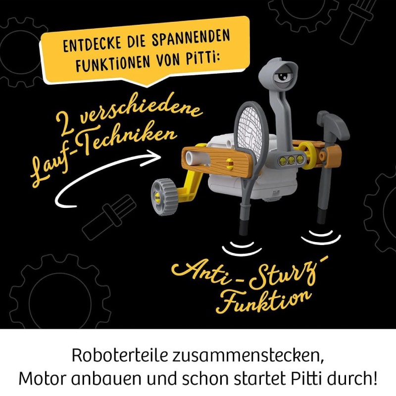 Mini-Roboter: "Pitti der Walking-Bot" von Kosmos im Review von Kosmos