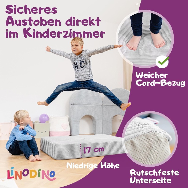 Hüpfpolster "für Kinder" von Linodino