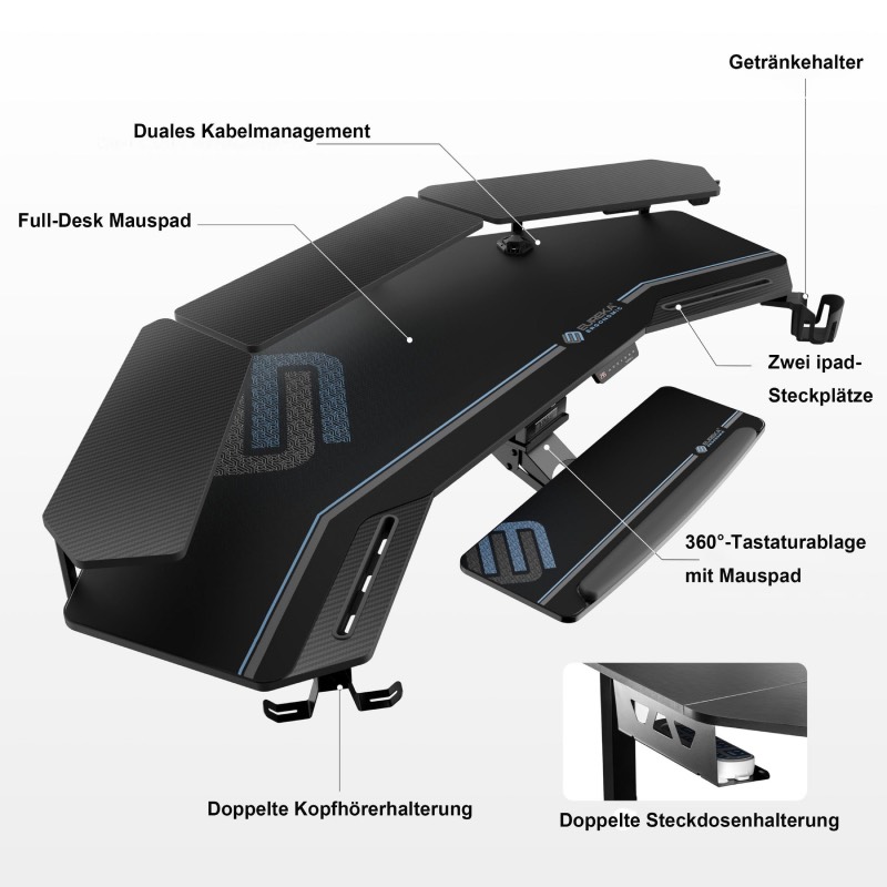 Elektrisch höhenverstellbarer Schreibtisch: "S0MCM0CT" von Eureka Ergonomic im Review von Eureka Ergonomic