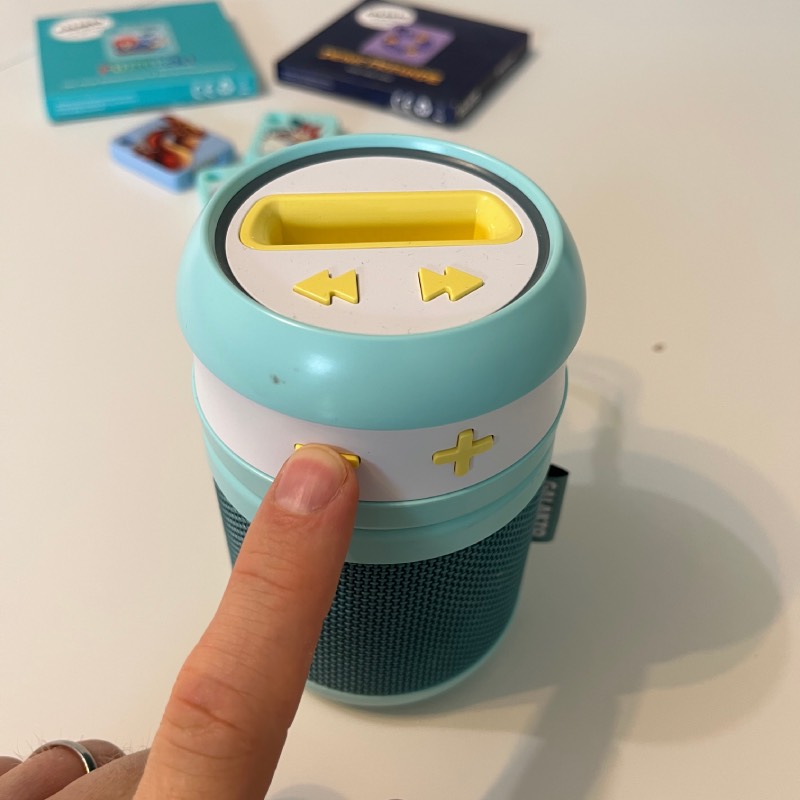 Musik- und Hörspiel-Box: "Galakto Player" von Galakto im Review von Galakto ©https://dadslife.de