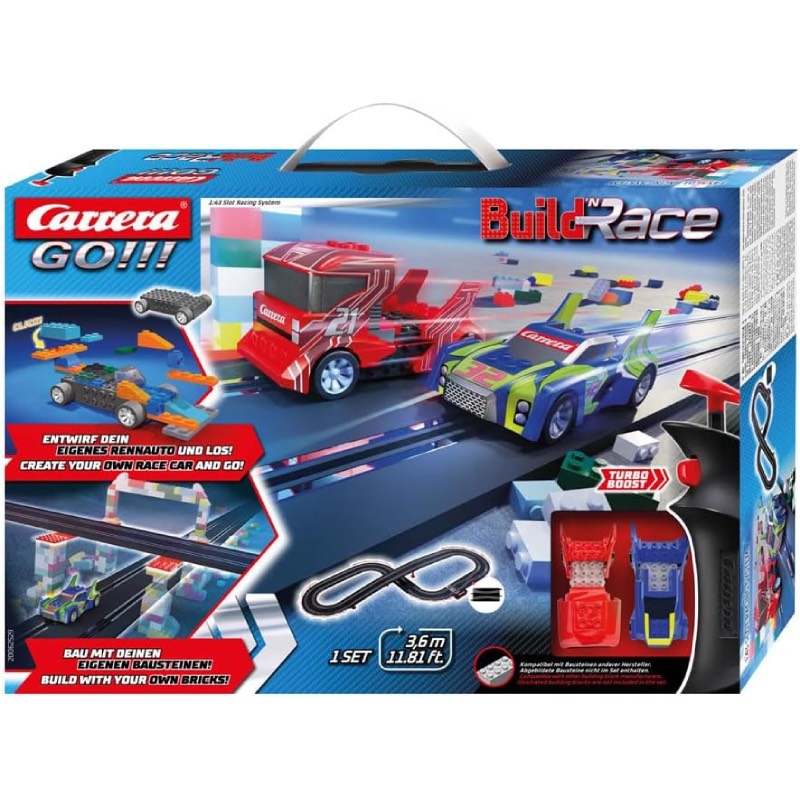 Rennbahn-Set "Carrera GO!!! Build'n'Race" von Carrera