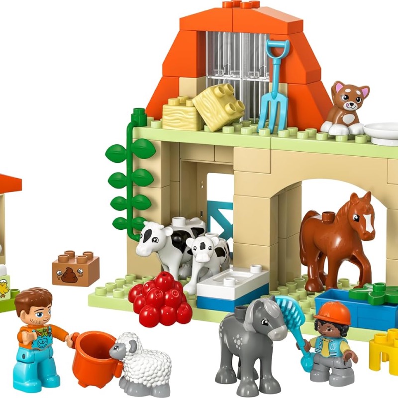 Bau- und Spielset: "Tierpflege auf dem Bauernhof (10416)" von LEGO duplo im Review von LEGO duplo