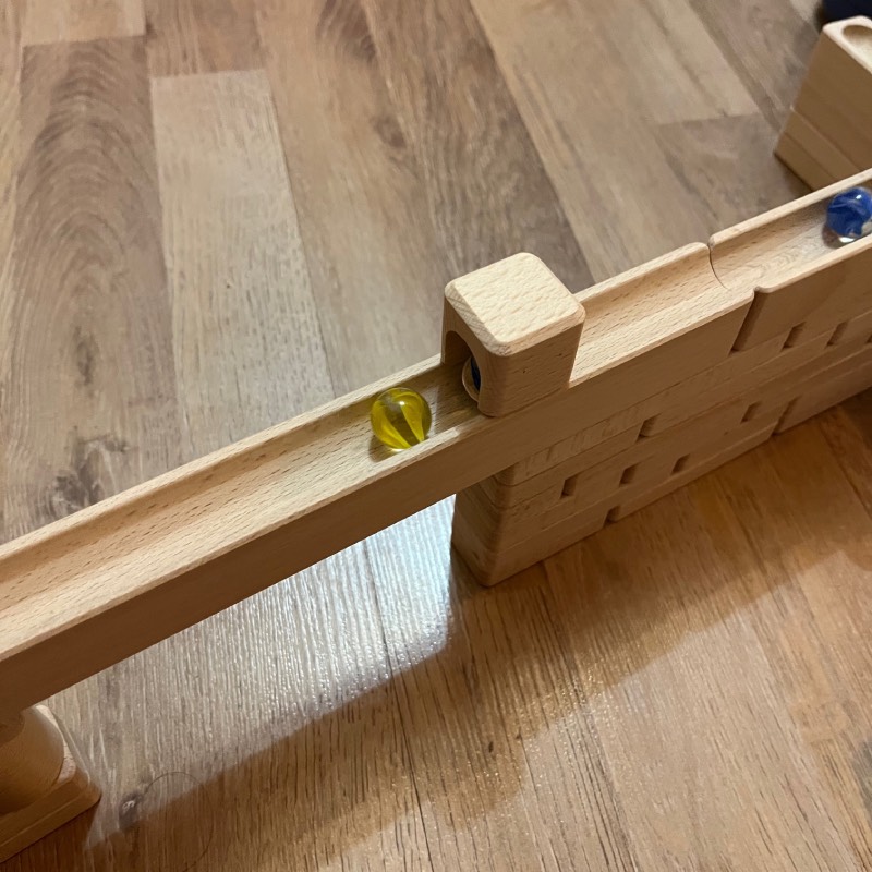 Holz-Murmelbahn: "M2 Basis (145 Teile)" von Baumkinder im Review von Baumkinder ©https://dadslife.de