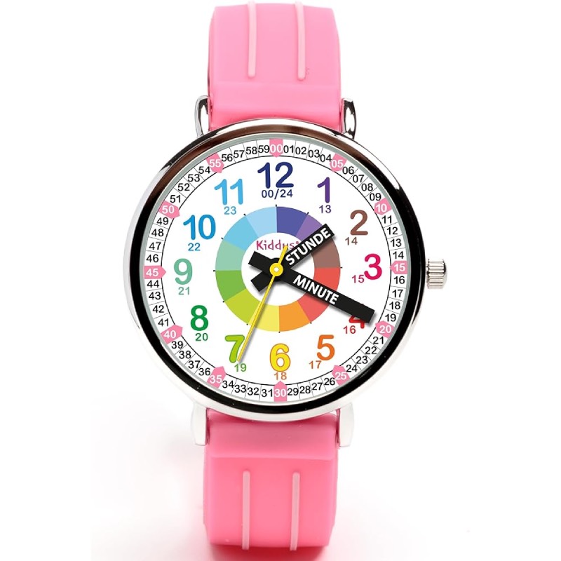 Kinder-Armbanduhr "Rosa" von Kiddus