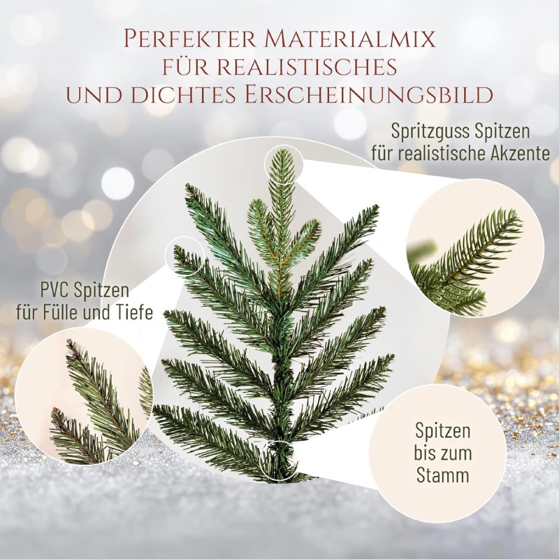 Künstlicher Weihnachtsbaum: "Tannenbaum (220 cm)" von Pure Living im Review von Pure Living