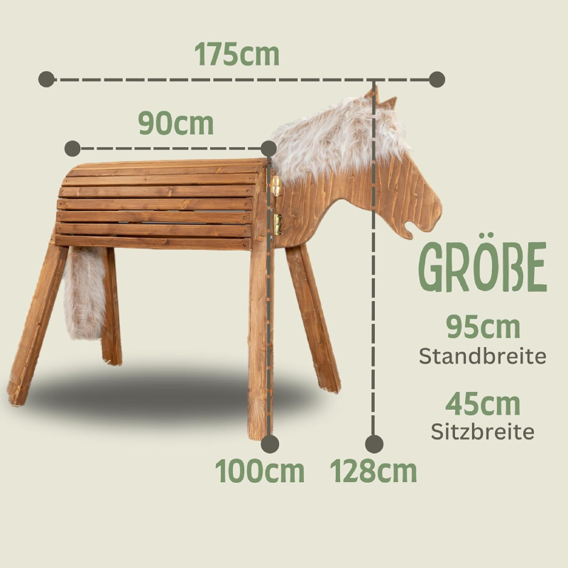 Holzpferd "Mia" von Dein Holzpferd