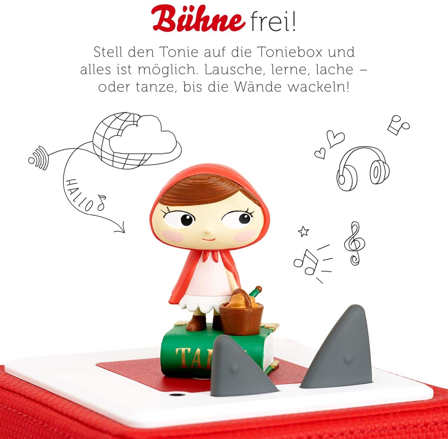 Tonie Hörfigur - 5 Lieblings-Märchen - Rotkäppchen und 4 weitere Märchen-Figur