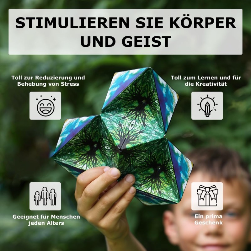 Magnetischer Puzzlewürfel: "Blue Planet" von Shashibo im Review von Shashibo