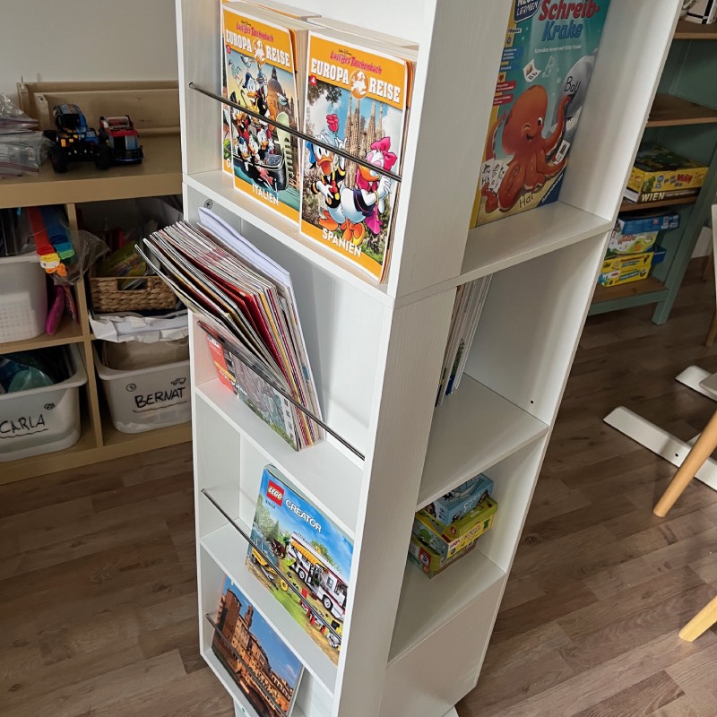 Drehbares Bücherregal von Yaheetech im Review von Yaheetech ©https://dadslife.de