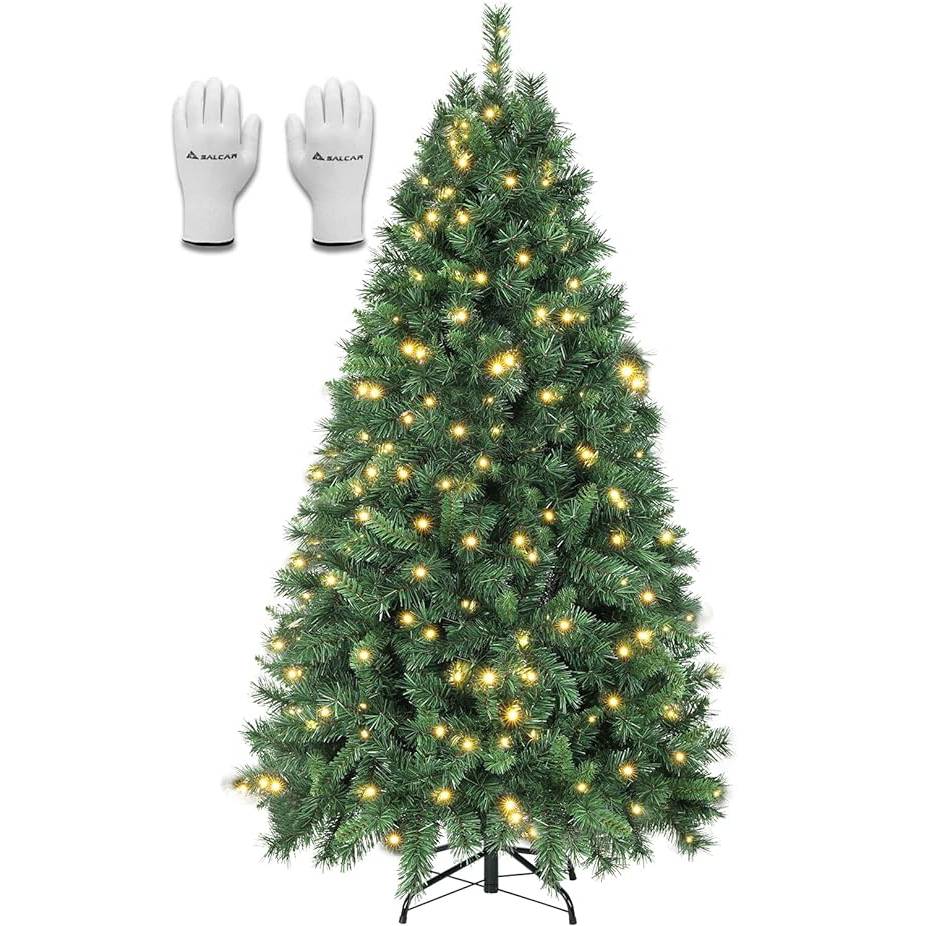 Künstlicher Weihnachtsbaum "Tannenbaum mit Beleuchtung 210 cm" von Salcar