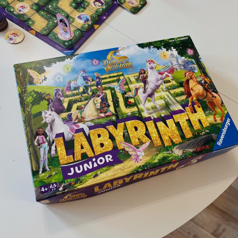 Brettspiel: "Unicorn Academy Junior Labyrinth" von Ravensburger im Review von Ravensburger ©https://dadslife.de
