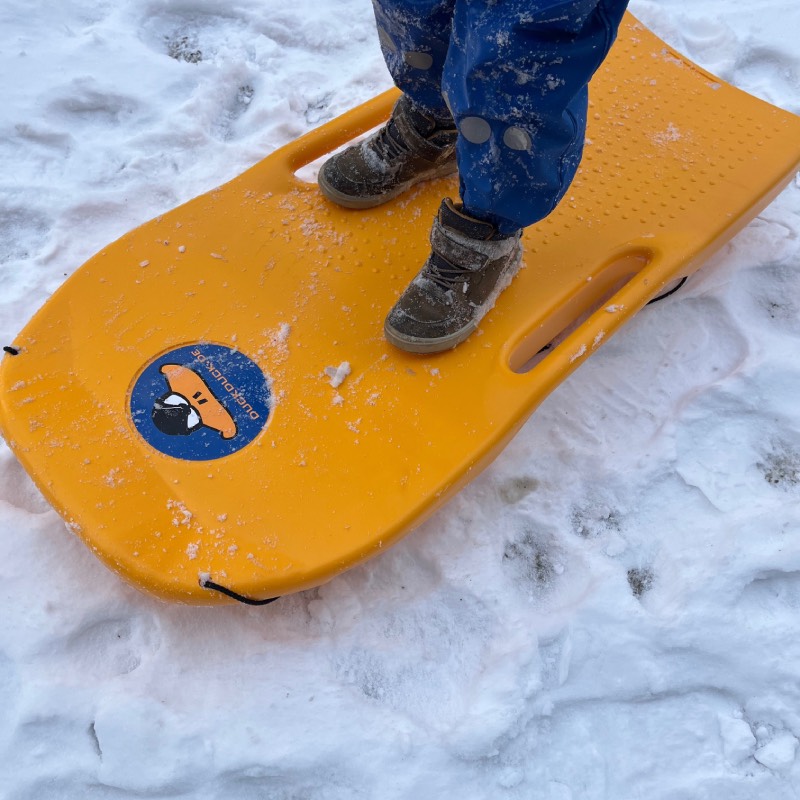 Kunststoff-Bob: "DuckDuck Board" von DuckDuck im Review von DuckDuck ©https://dadslife.de