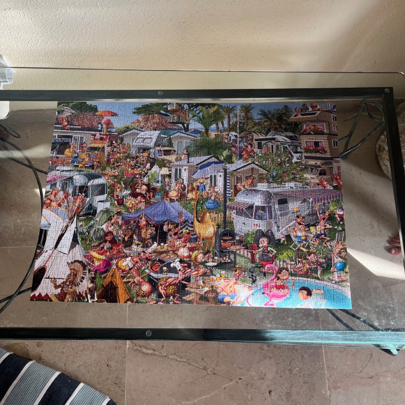 Puzzle: "Camping Chaos (1000 Teile)" von Piatnik im Review von Piatnik ©https://dadslife.de