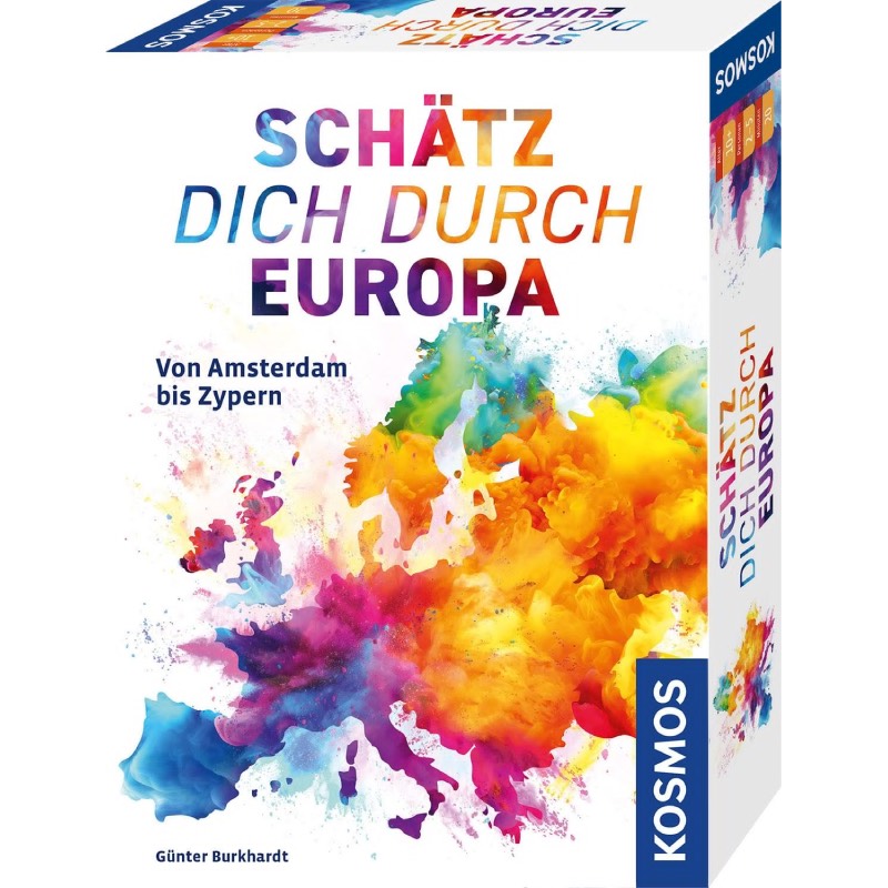 Kartenspiel "Schätz dich durch Europa" von KOSMOS