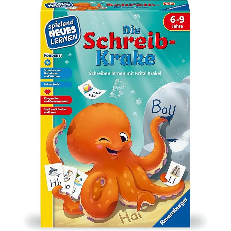 Lernspiel-The Writing Octopus-Ravensburger