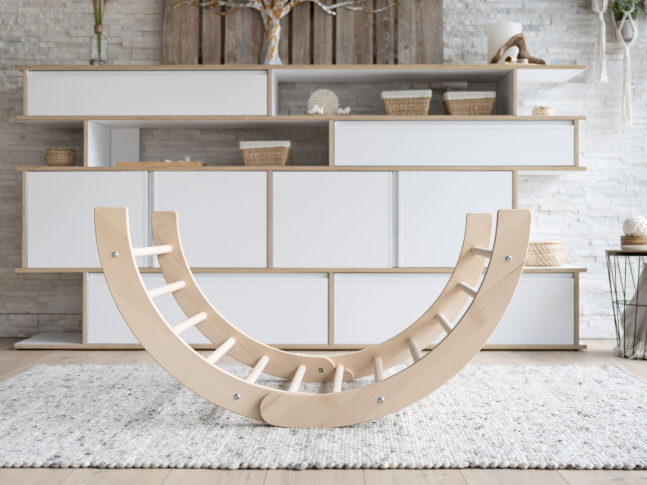 Kletterbogen nach Pikler ohne Rutsche von Jowe-als Schaukel1