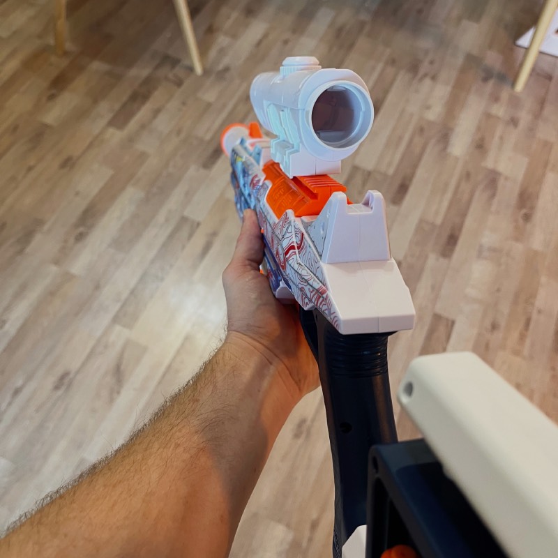 Blaster: "Loadout Arctic Zerostriker" von Nerf im Review von Nerf ©https://dadslife.de