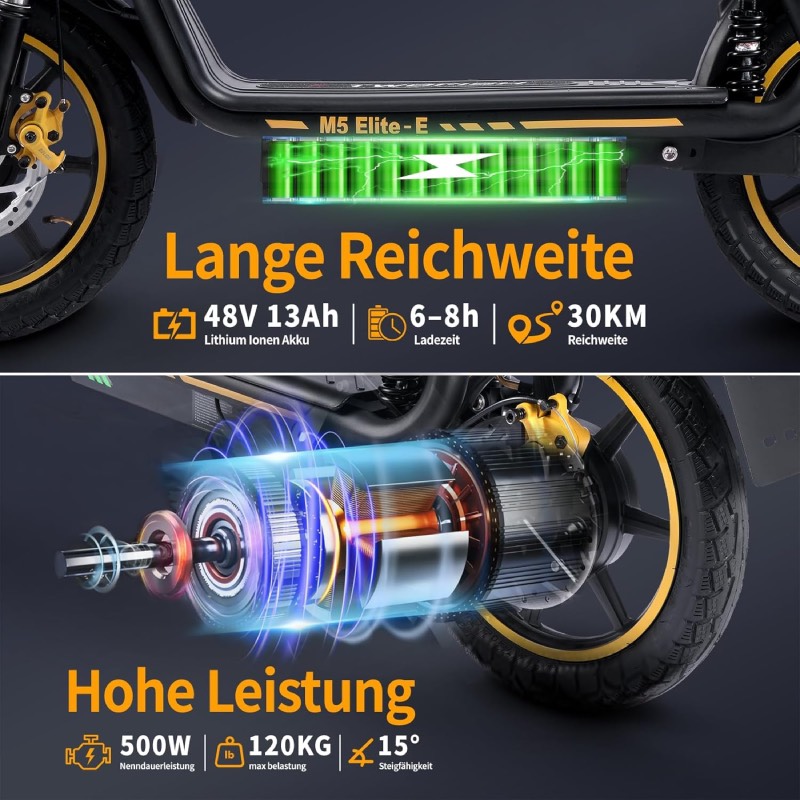 E-Scooter "M5 Elite-E" von Twofish