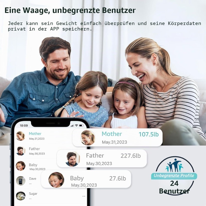 Körperfettwaage "FG 220LB" von Posture