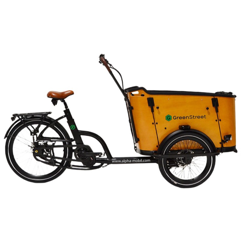 E-Lastenfahrrad "Family Cargo" von Greenstreet