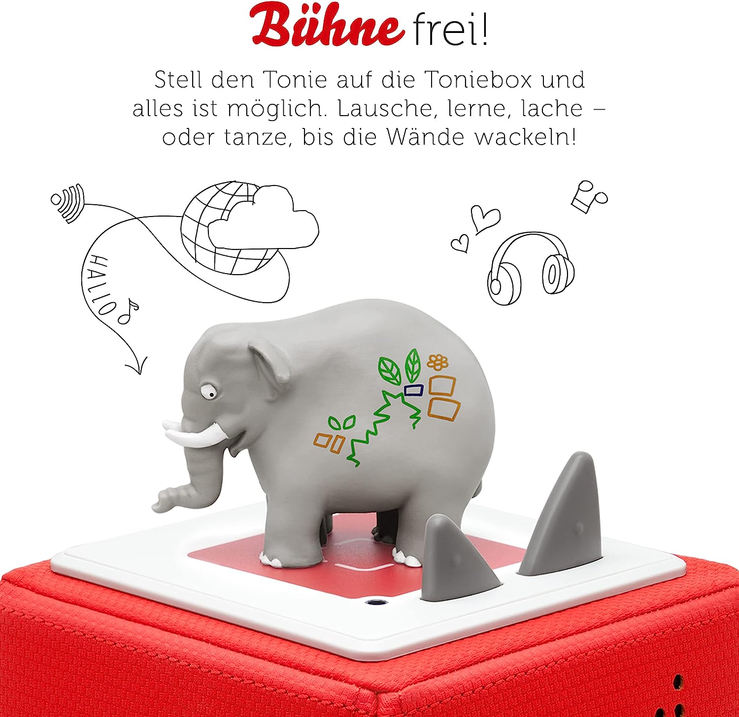 Tonie Hörfigur - Wir sind nachher wieder da, wir müssen kurz nach Afrika von Oliver Scherz-Figur