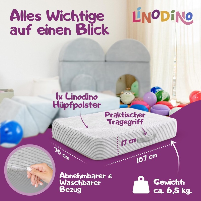 Hüpfpolster "für Kinder" von Linodino