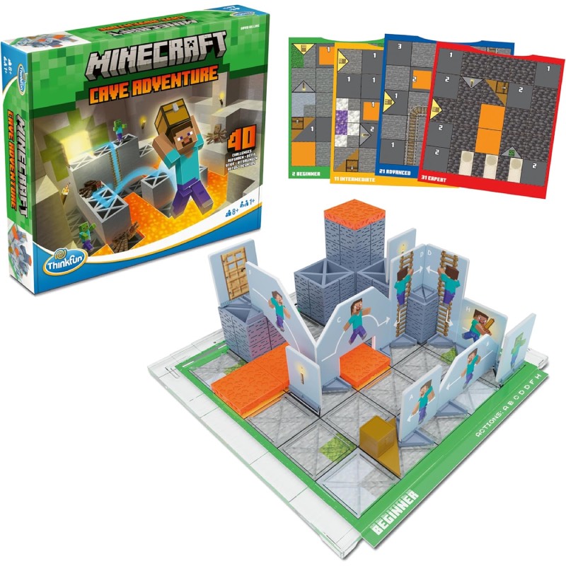 Logikspiel: "Minecraft Cave Adventure" von ThinkFun im Review von ThinkFun