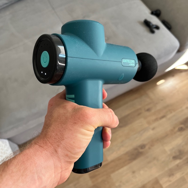 Massagepistole: "Antelope BOOM" von Beurer im Review von Beurer ©https://dadslife.de