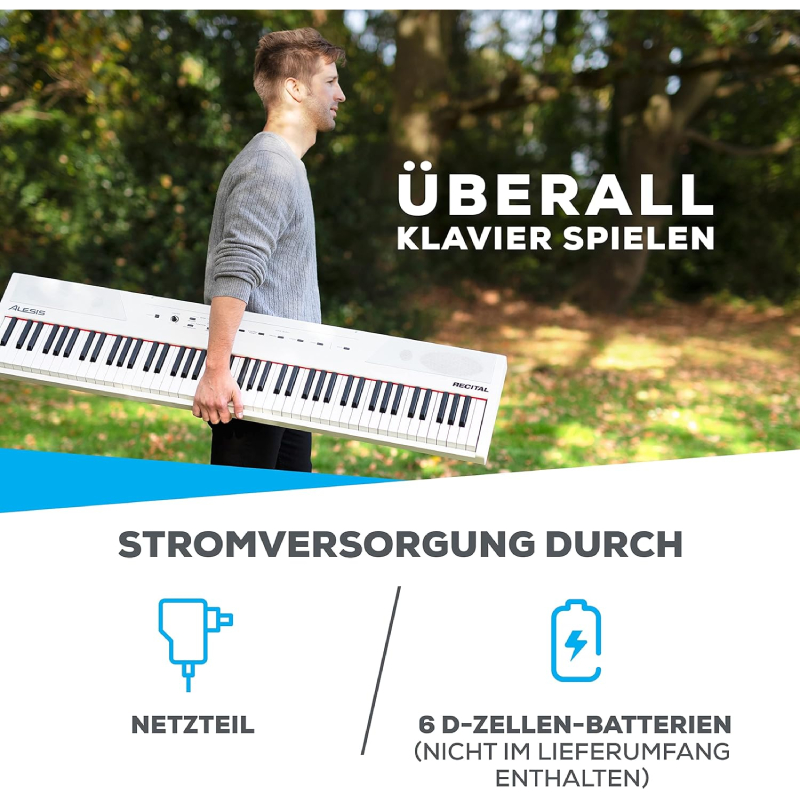 E Piano mit 88 Tasten "Recital" von Alesis