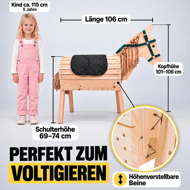 Holzpferd: "Medium" von Friedo im Review von Friedo
