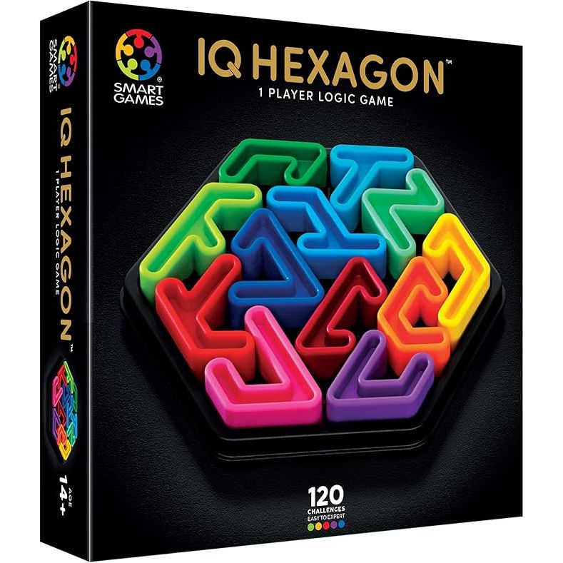 Puzzle-Spiel-IQ Deluxe Hexagon Puzzle Game-SmartGames