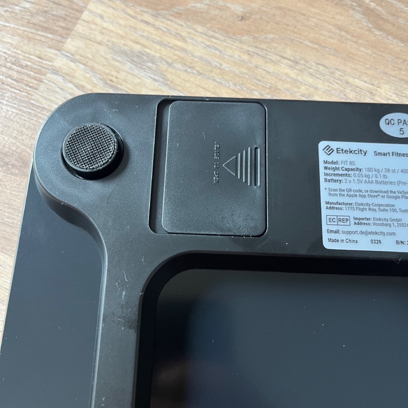 Körperfettwaage: "Fit 8s" von Etekcity im Review von Etekcity ©https://dadslife.de