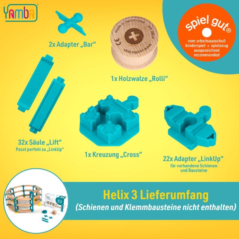 Adapter-Set: "Helix 3" von Yamba im Review von Yamba