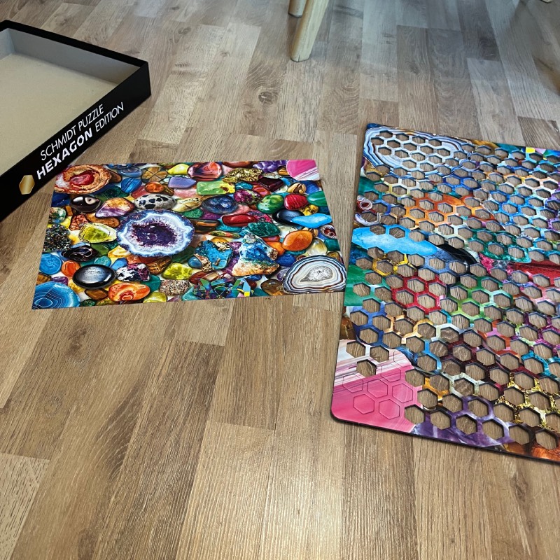 Puzzle: "Hexagon Edition (592 Teile)" von Schmidt Spiele im Review von Schmidt Spiele ©https://dadslife.de