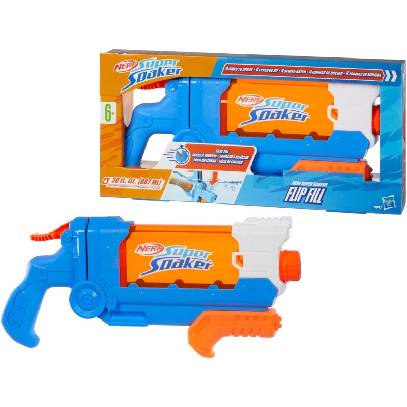 Wasserpistole "Super Soaker Flip Fill" von Nerf