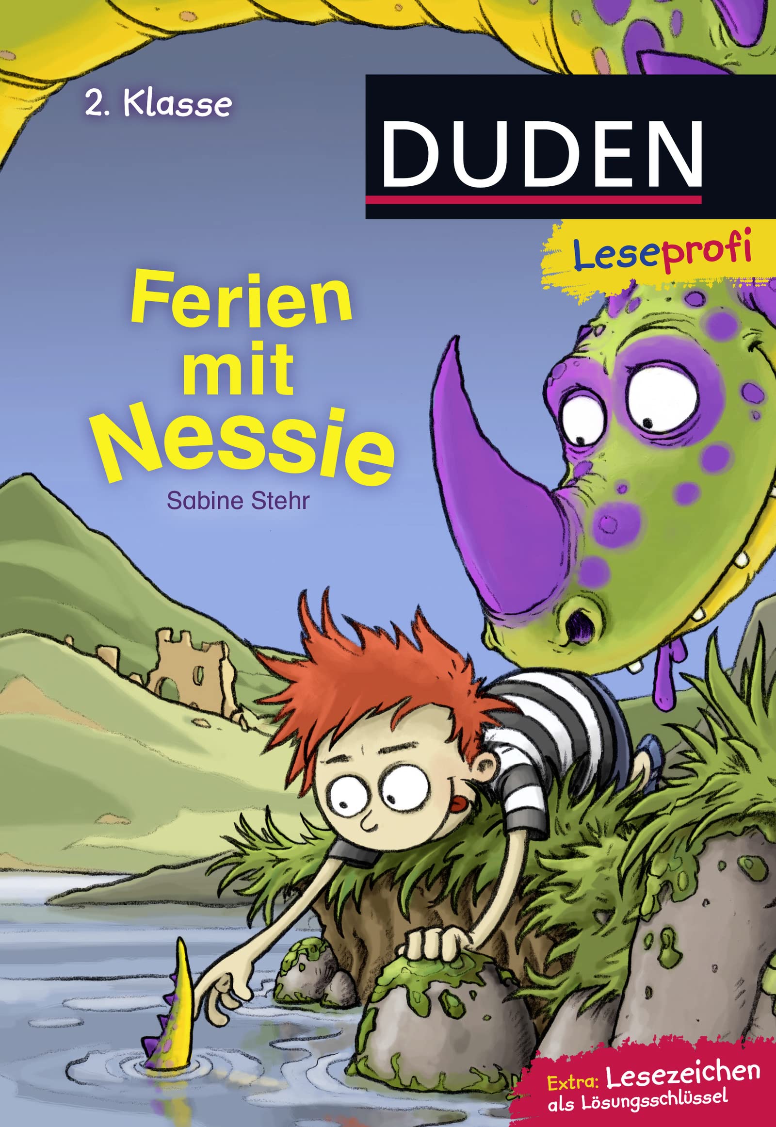 Kinderbuch ab 6 Duden Leseprofi – Ferien mit Nessie, 2. Klasse von Sabine Stehr