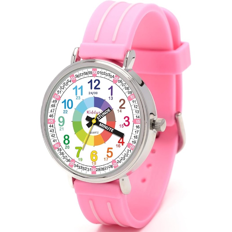Kinder-Armbanduhr "Rosa" von Kiddus