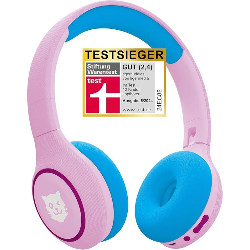 Bluetooth-Kopfhörer für Kinder-tigerbuddies-tigermedia