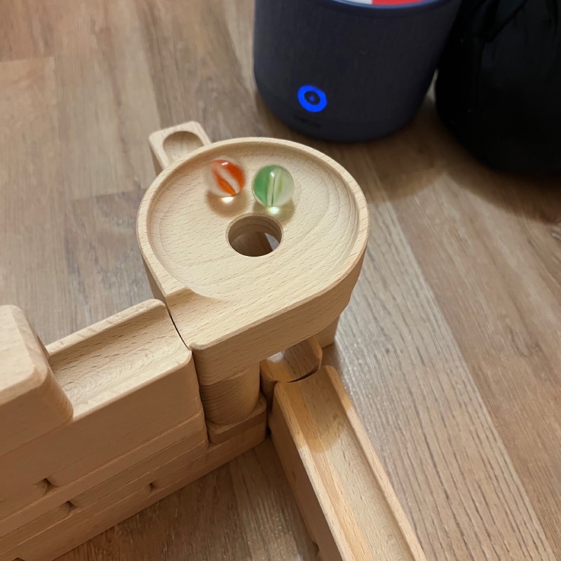 Holz-Murmelbahn: "M2 Basis (145 Teile)" von Baumkinder im Review von Baumkinder ©https://dadslife.de