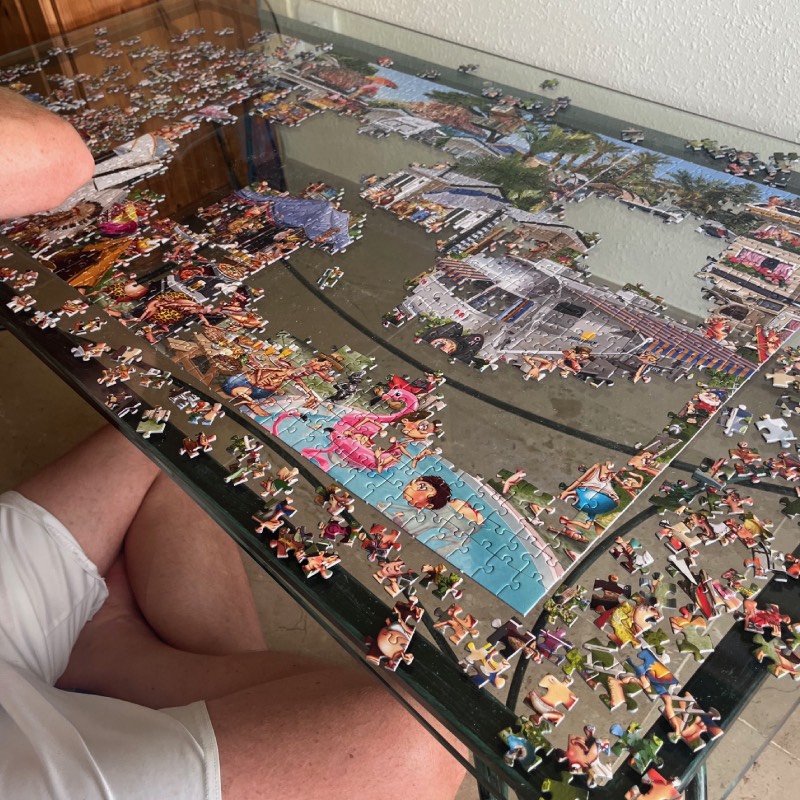 Puzzle: "Camping Chaos (1000 Teile)" von Piatnik im Review von Piatnik ©https://dadslife.de