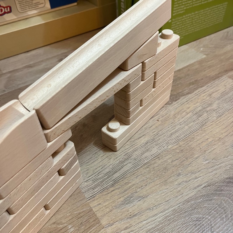 Holz-Murmelbahn: "M2 Basis (145 Teile)" von Baumkinder im Review von Baumkinder ©https://dadslife.de