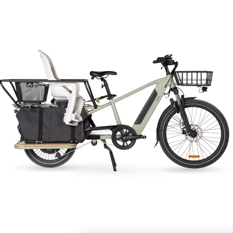 E-Lastenfahrrad "R500E Longtail V2" von BTWIN