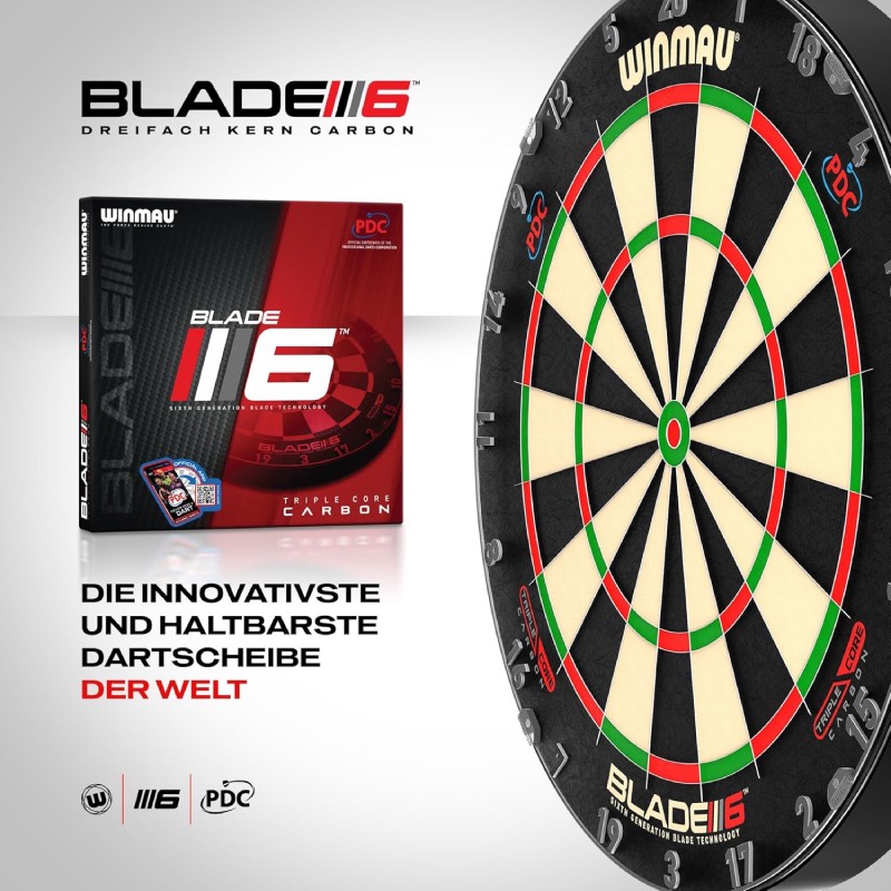 Steeldartboard "Blade 6" von Winmau