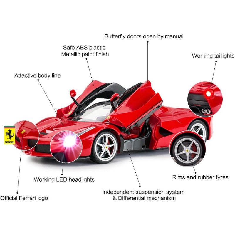 Ferngesteuertes Auto "Ferrari "LaFerrari" 1/14" von Rastar