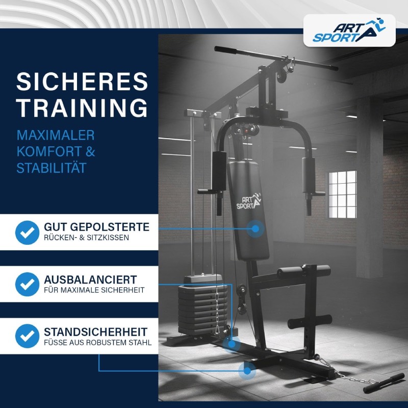 Kraftstation: "Profi Gym 2000" von ArtSport im Review von ArtSport