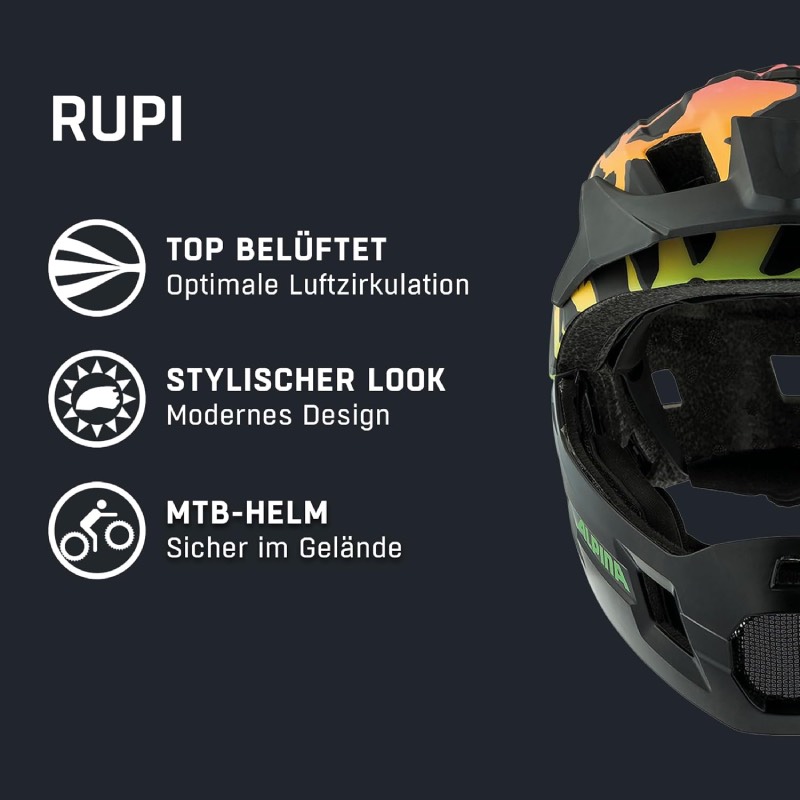 Fullface-Helm: "Rupi" von Alpina im Review von Alpina