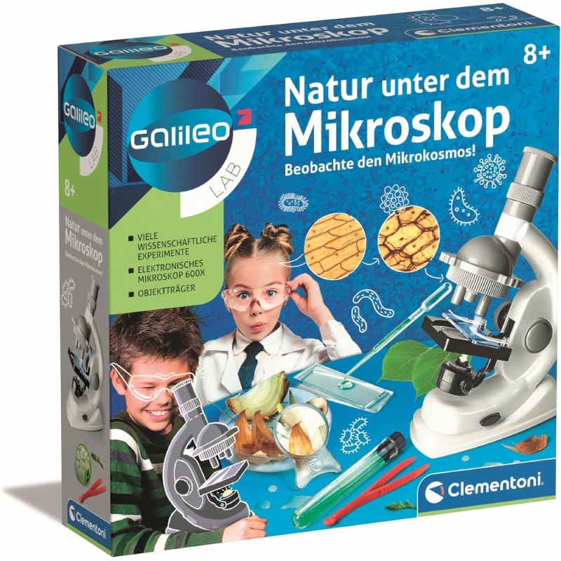 Kinder-Mikroskop "Galileo Lab – Natur unter dem Mikroskop" von Clementoni