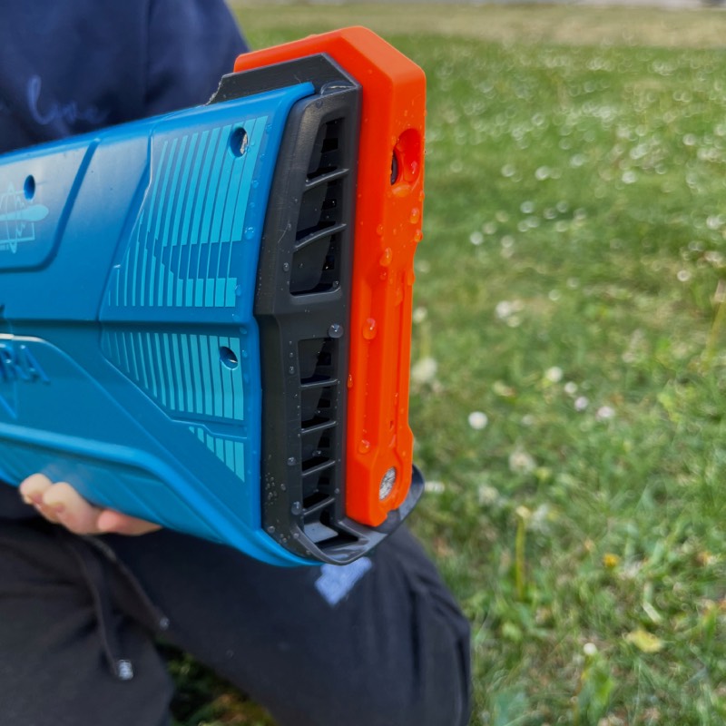 Elektrische Wasserpistole: "SpyraFour" von Spyra im Review von Spyra ©https://dadslife.de