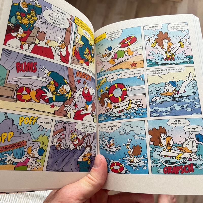 Lustiges Taschenbuch: "Schwimmen" von Egmont im Review von Egmont ©https://dadslife.de