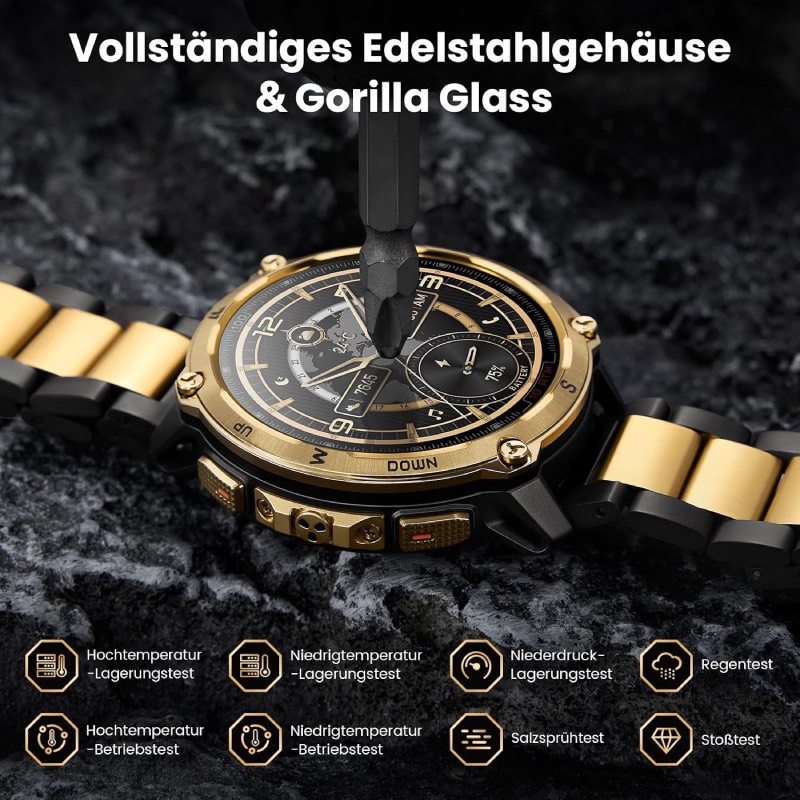 Smartwatch: "Tank T4 Special Edition" von Kospet im Review von Kospet
